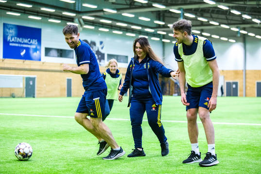 Allan Borgvardt, Sandra Coskun Isik och Andreas Hadenius i projektet Reboot