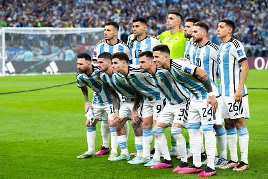 The starting eleven of Argentina