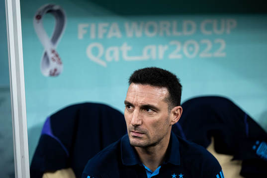 Head coach Lionel Scaloni of Argentina