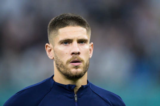 Andrej Kramaric of Croatia ahead of the FIFA World Cup 2022 semifinal between Argentina and Croatia on December 13, 2022 in Doha. 