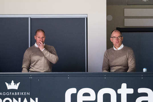 Rögles sportchef Chris Abbott och klubbdirektör Daniel