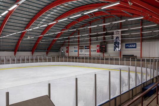 Börje Salming vepa i taket på Matojärvi ishall