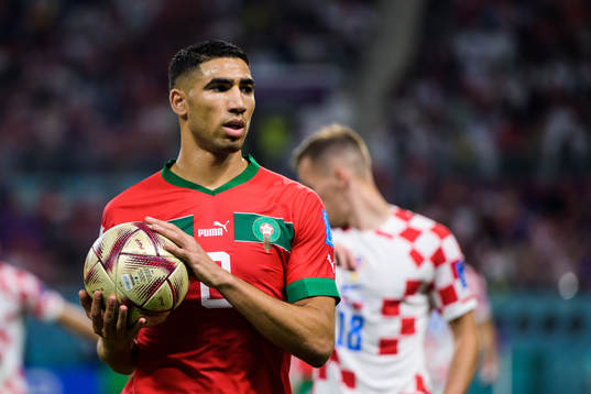 Achraf Hakimi of Morocco