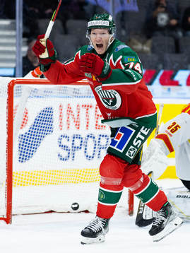 Frölundas Andreas Borgman jublar