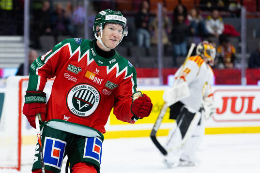 Frölundas Andreas Borgman jublar