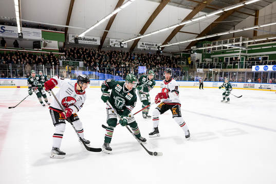 Tingsryds Ludvig Levinsson mellan Vita Hästens Sebastian