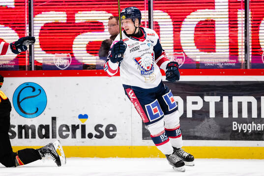 Linköpings Vilmos Gallo jublar