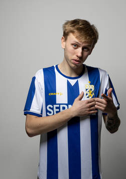 IFK Göteborgs Elias Hagen den 4 januari 2023 i Göteborg. 