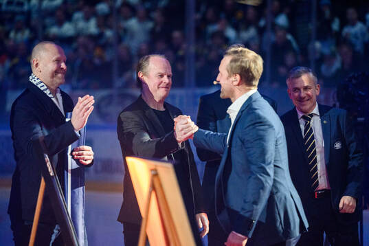 David Petrasek, Stefan Örnskog och Fredrik Stillmann tar i