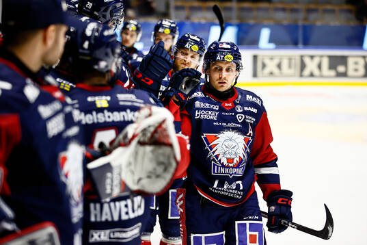 Linköpings Markus Ljungh  jublar