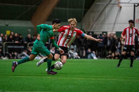 BK Olympic P16s Ibrahim Khalil och BK Höllviken P16s Victor Andersson