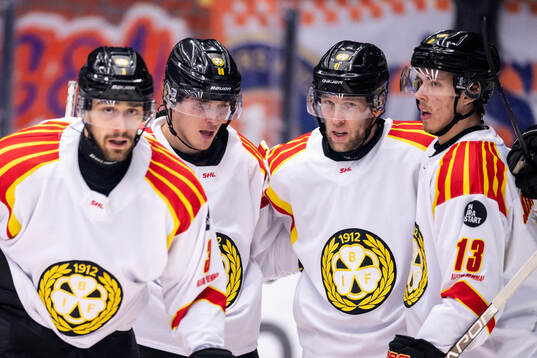Brynäs Dmytro Timashov, Greg Scott och Samuel Johannesson