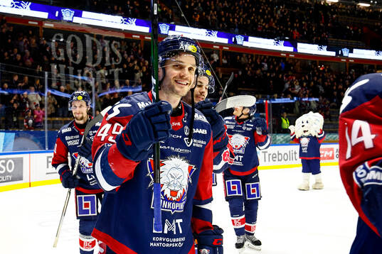 Linköpings Benjamin Maxwell jublar