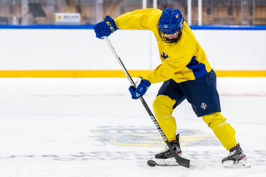 Sara Lindqvist of Sweden at a practice session