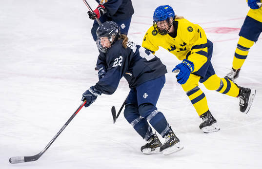Julia Schalin of Finland and Maja Ålenius of Sweden