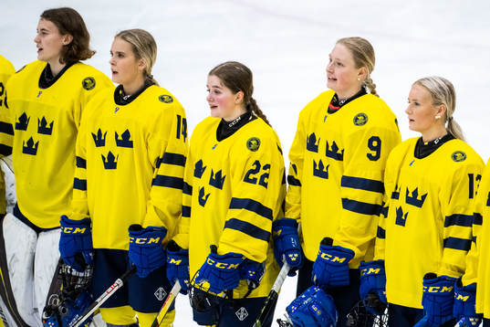 Goaltender Felicia Frank, Tilde Utbult, Sara Lindqvist,