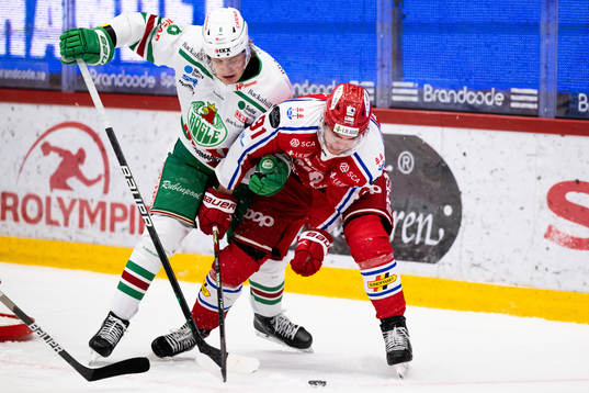 Rögles Tony Sund och Timrås Magnus Pääjärvi