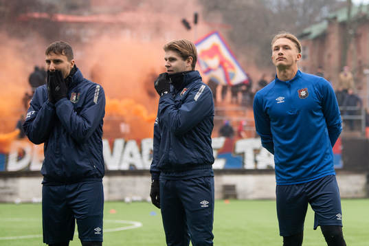 Jonathan Azulay, Robin Glavak och Målvakt Alex Rahm