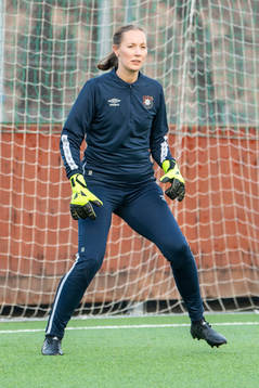 Målvakt Caroline Rebane