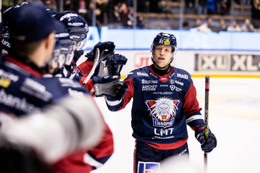 Linköpings Vilmos Gallo jublar