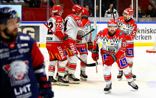 Frölundas Anders Grönlund jublar