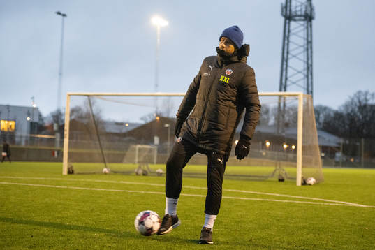 Helsingborgs tränare Mattias Lindström