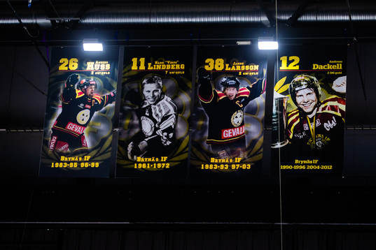 Vepor i taket med Brynäs legendarer Anders Huss, Hans