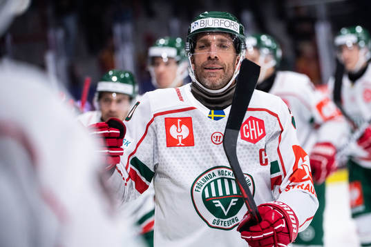 Frölundas Joel Lundqvist jublar