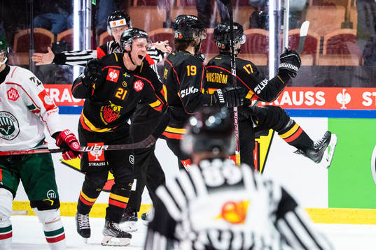 Luleås Isac Brännström jublar