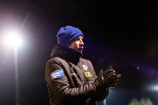 Helsingborgs tränare Mattias Lindström