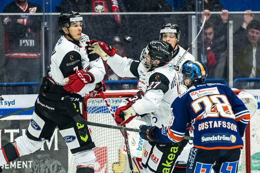 Malmö Redhawks Oliver Lauridsen, Ponthus Westerholm och