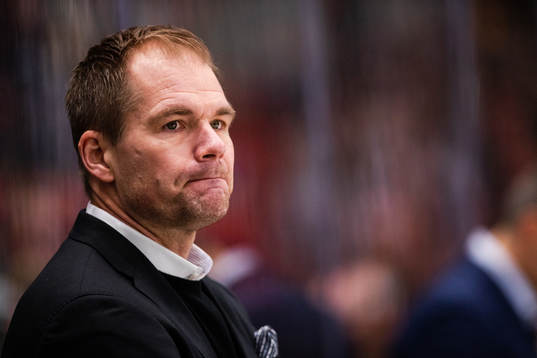 Färjestads huvudtränare Tomas Mitell