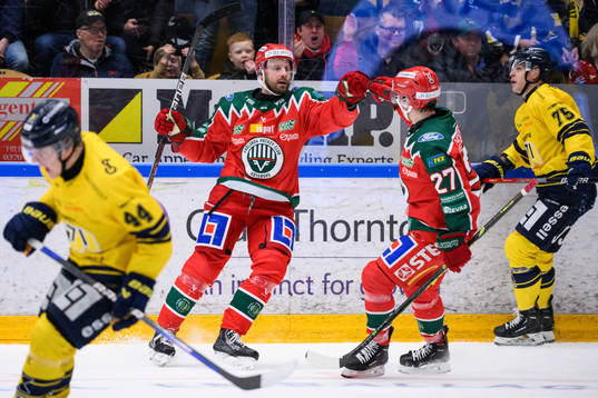 Frölundas Jan Mursak jublar