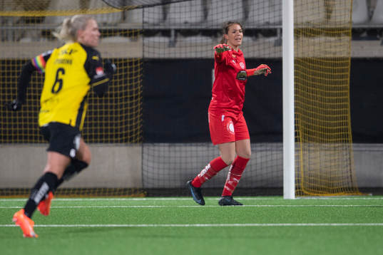 Häckens Målvakt Kajsa Höglund Jansson