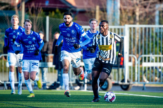Landskronas Kofi Asare mot Trelleborgs Mouhammed-Ali Dhaini