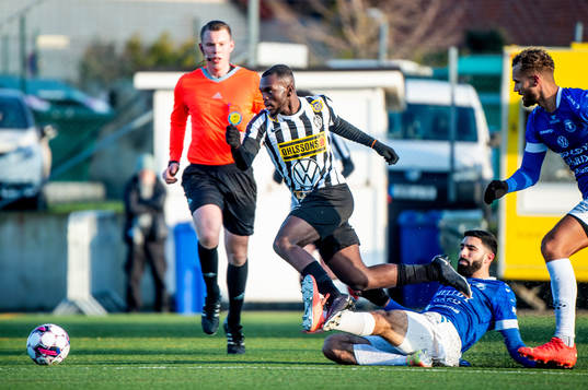 Landskronas Kofi Asare mot Trelleborgs Mouhammed-Ali Dhaini