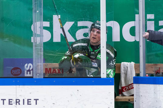 Färjestads Patrik Lundh i utvisningsbåset