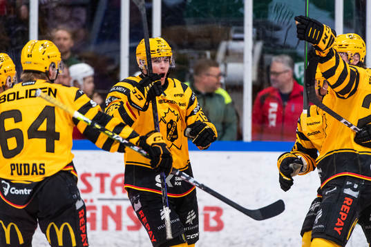 Skellefteås Rickard Hugg jublar