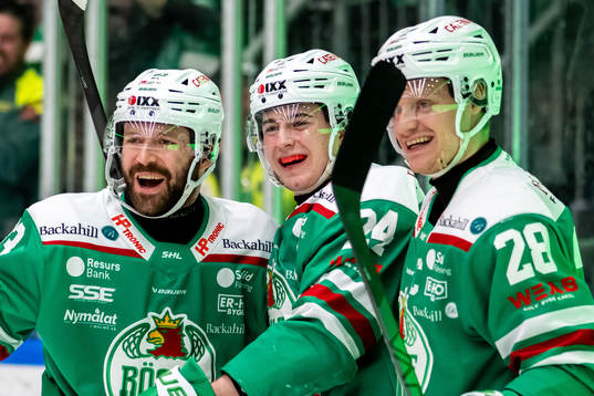 Rögles Riley Sheen, Marco Kasper och Anton Bengtsson