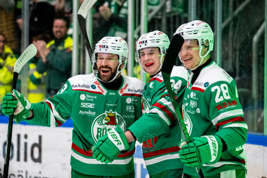 Rögles Riley Sheen, Marco Kasper och Anton Bengtsson