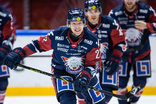 Linköpings Vilmos Gallo jublar