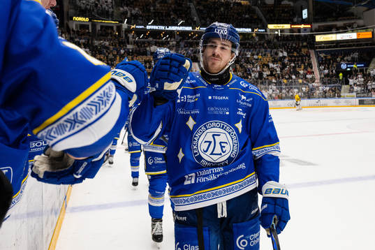 Leksands Matt Caito jublar