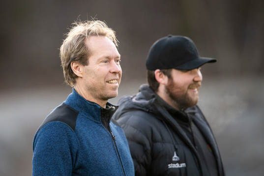 Player Manager Nicklas Karlström och Alexander Severin