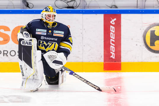 HV71s målvakt Jonas Gunnarsson