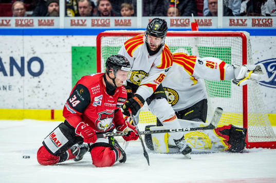 Malmö Redhawks Carl Söderberg  mot Brynäs Simon