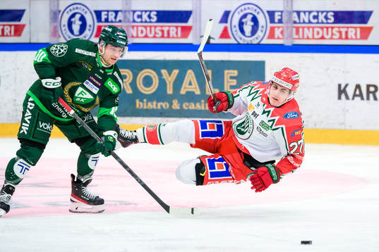 Färjestads Marcus Nilsson och Frölundas Jere Innala