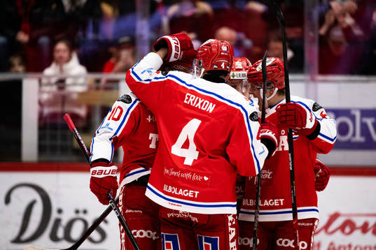 Timrå och Robin Alvarez jublar