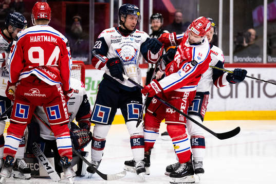 Linköpings John Nyberg och Timrås Anton Lander