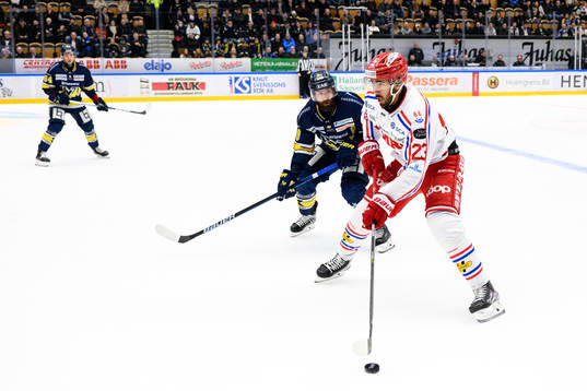 HV71s Taylor Matson och Timrås Jeremy Boyce-Rotevall
