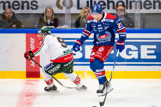 Frölundas Jan Mursak och Oskarshamns Myles Powell